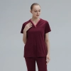 V-collar good fabric Pet Hospital nurse work uniform scrub suits Color Color 2