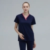 V-collar good fabric Hospital men nurse doctor scrub suits jacket + pant Color Color 3