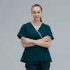 V-collar good fabric Hospital men nurse doctor scrub suits jacket + pant