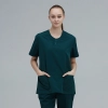 V-collar good fabric Hospital men nurse doctor scrub suits jacket + pant