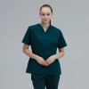 V-collar good fabric Hospital men nurse doctor scrub suits jacket + pant Color Color 22