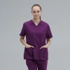 V-collar good fabric Pet Hospital nurse work uniform scrub suits Color Color 23