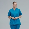 V-collar good fabric Hospital men nurse doctor scrub suits jacket + pant