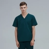 V-collar good fabric Hospital men nurse doctor scrub suits jacket + pant Color Color 28