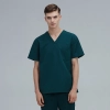 V-collar good fabric Hospital men nurse doctor scrub suits jacket + pant