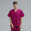V-collar good fabric Hospital men nurse doctor scrub suits jacket + pant Color Color 30