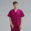 V-collar good fabric Hospital men nurse doctor scrub suits jacket + pant