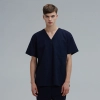 V-collar good fabric Hospital men nurse doctor scrub suits jacket + pant Color Color 32
