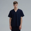 V-collar good fabric Hospital men nurse doctor scrub suits jacket + pant