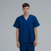 V-collar good fabric Hospital men nurse doctor scrub suits jacket + pant