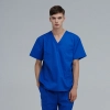 V-collar good fabric Hospital men nurse doctor scrub suits jacket + pant