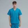 V-collar good fabric Hospital men nurse doctor scrub suits jacket + pant Color Color 37