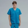 V-collar good fabric Hospital men nurse doctor scrub suits jacket + pant Color Color 40
