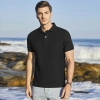 plain color short sleeve summer work tshirt polo shirt for men and women