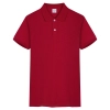 plain color short sleeve summer work tshirt polo shirt for men and women