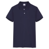 plain color short sleeve summer work tshirt polo shirt for men and women Color Navy Blue