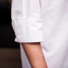 no button design long sleeve restaurant bread house baker jacket chef uniform