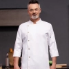 Europe America upgrade restaurant chef staff coat uniform team work jacket