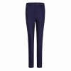 fashion good fabric double breasted men suits women suits pant + blazer Color women navy pant