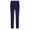 fashion good fabric double breasted men suits women suits pant + blazer Color men navy pant