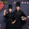 Korea style restaurant chef uniform work blouse