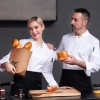 2022 autumn Germany restaurant chef uniform work coat for chef