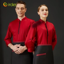 2025 fashion Sweden restaurant chef uniform chef jacket coat