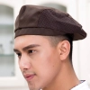 summer mesh breathable men women waiter cap hat  chef waiter hat