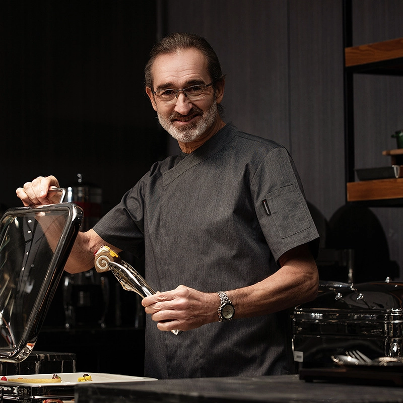 hot sale Europe design chef jacket work uniform