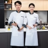 grey collar long sleeve chef jacket both for women and men