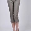2023 summer office style slim fit comfortable cotton women pant trousers Color Grey