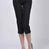 2023 summer office style slim fit comfortable cotton women pant trousers Color Black