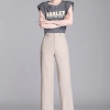 fashion casual loose linen cotton women trousers  pant