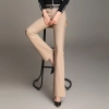 fashion fit cotton women trousers  pant for office business work Color Khaki