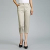 fashion 3/4 length cotton women trousers  pant capris Color Blackish Green