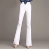 Korea design fashon lady pant flare pant cotton women trousers boot cut