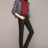 2023 classic good fabirc lady pant flare pant cotton women trousers Color Black