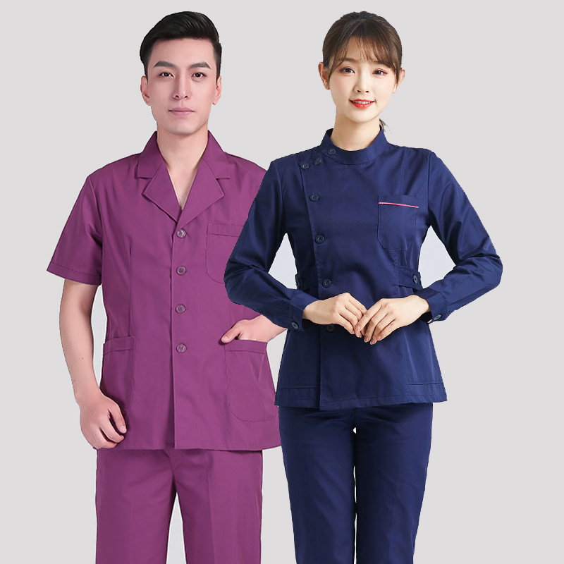 2023 high qulaity stand collar men nurse women nurse work suit two-piece suits uniform
