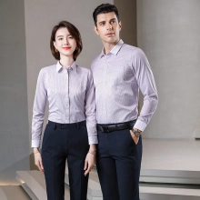 high quality solid collar long sleeve office work shirt  teach shirt chef shirt