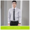 high quality solid collar long sleeve office work shirt  teach shirt chef shirt Color male black stripes