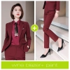 Europe style brown color one button pant suits women men suits business work wear Color Color 2