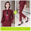 Europe style brown color one button pant suits women men suits business work wear