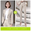 Europe style grey collor pant suits women men suits business work wear