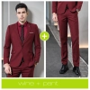 Europe style grey collor pant suits women men suits business work wear