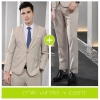 Europe style brown color one button pant suits women men suits business work wear