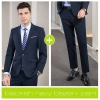 Europe style brown color one button pant suits women men suits business work wear Color Color 15