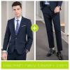 Europe style grey collor pant suits women men suits business work wear