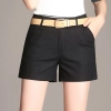 2025 summer linen fabric women's shorts pant