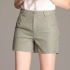 2022 summer linen fabric women's shorts pant