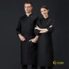 England fashion high quality fabirc restaurant chef jacket chef uniform